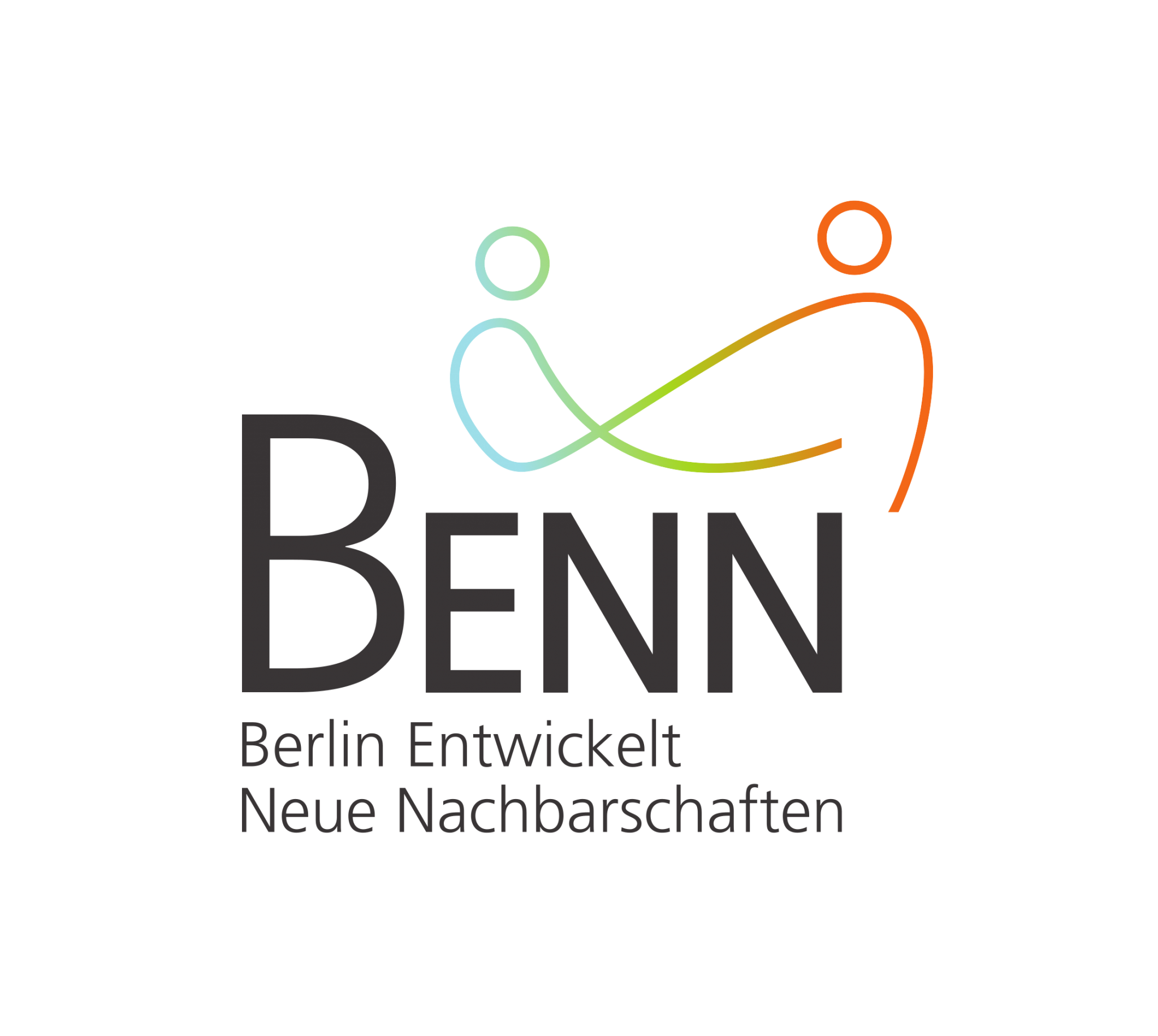 Das Bild zeigt das Logo von Berlin Entwickelt Neue Nachbarschaften, ein Netzwerkpartner des Neuköllner EngagementZentrums.