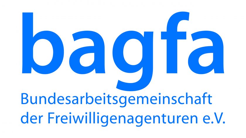 Das Bild zeigt das Logo der Bundesarbeitsgemeinschaft der Freiwilligenagenturen e.V., ein Netzwerkpartner des Neuköllner EngagementZentrums.